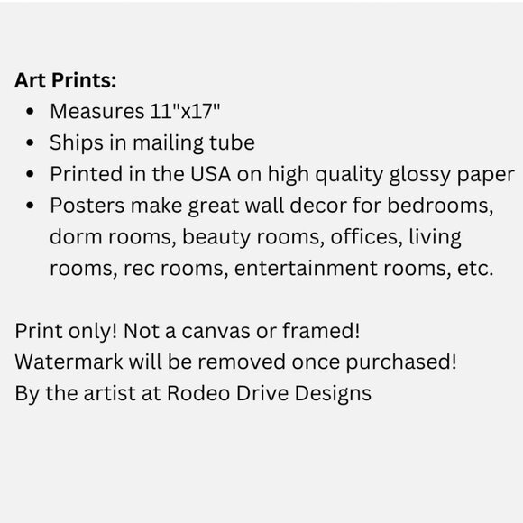 Kendrick Lamar & SZA Concert SoFi Stadium in Inglewood Concert Poster 11x17 - Picture 2 of 2